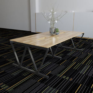 Table de conférence en bois en forme de V à 3 pieds, design minimaliste SFVC010, avec matériau en bois de caoutchouc de haute qualité - Product Image 2