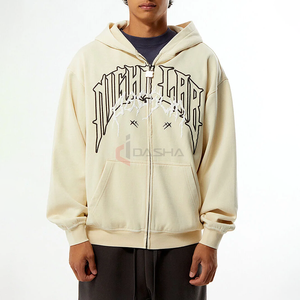 Sudadera con capucha de gran tamaño para hombre de alta calidad 450GSM Heavyweight Loose Fit Streetwear Pullover Sudadera con capucha con estampado gráfico personalizado - Product Image 1