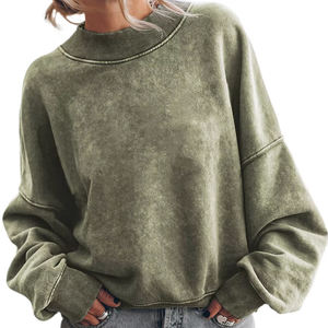 Sudaderas con capucha Mujer Jersey de gran tamaño Sudadera Algodón Fleece Basics Estilo casual Streetwear Moda Personalizada Sudadera con capucha en blanco Proveedor - Product Image 3