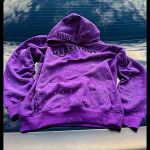 OEM Offre Spéciale Sun Fade Acid Washed Pull à capuche pour hommes Rhinestone personnalisé Lettre Impression Sweat - Product Image 5