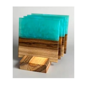 Factory Wholesale Wooden Coaster Tabletop Mats and <b>Pads</b> Elegant Tea <b>Coffee</b> Drink Ware Placemats Perfect for Home Accessories - Product Image 3