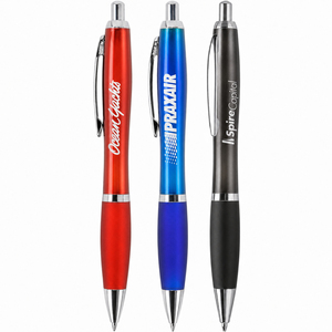 Bedrijfskrijtjes gekleurde gel bulk inkt promotioneel met aangepast logo bedrukte boligrafos schrijfballpoint metalen pennen - Product Image 1