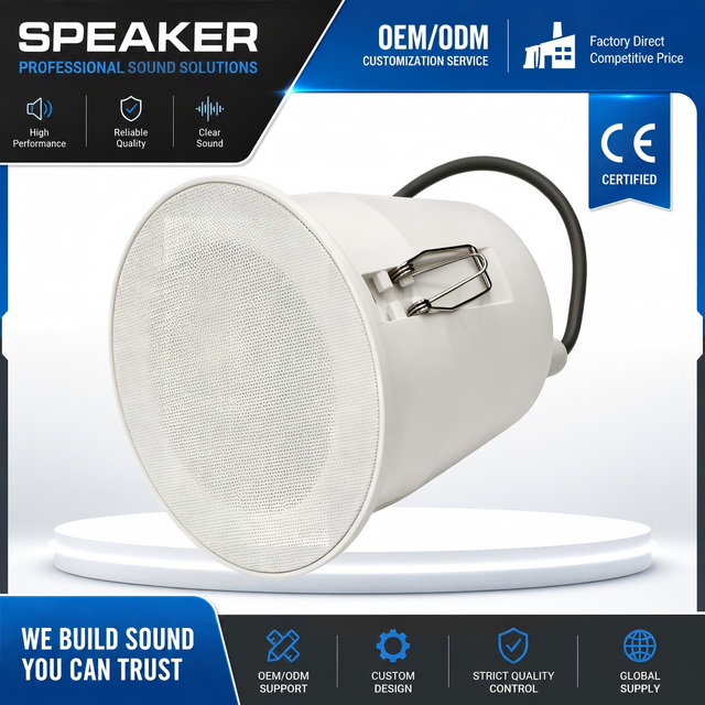 Commercial PA Ceiling Speaker Flush Mount Ceiling Speaker for Office Retail and Public Buildings