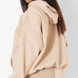 Sudadera de Felpa Personalizada al por Mayor de Alta Calidad para Mujer, Sudadera con Capucha de Corte Holgado, Estilo Urbano - Product Image 6