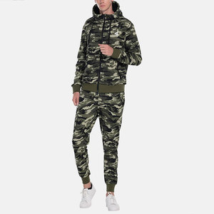 2025 nouveauté hommes Camouflage survêtement bonne qualité à capuche col solide motif usine en gros à bas prix - Product Image 2