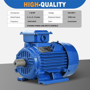 Giá tốt nhất ba giai đoạn AC động cơ 1HP 2HP 3HP 5HP 10HP 20HP 30HP 40hp 50hp động cơ điện - Product Image 2