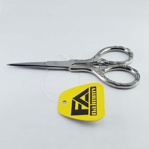 Embroidery Vintage <b>Scissors</b> Stainless Steel Printed Handle Powder Coated Printing - Product Image 2