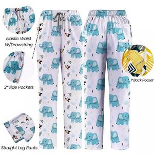 Vaslcare, Tops suaves y acogedores con estampado personalizado para mujer, Pantalones estampados, uniforme médico de enfermera, conjunto de exfoliación recto con cuello en V para hombre y mujer - Product Image 3