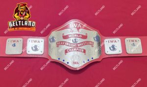 Ceinture de championnat de poids lourd IWA Mid-South, taille adulte, en zinc 2 mm 4 mm - Product Image 4