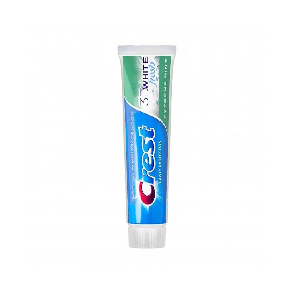 Cre-st-3d denti sbiancamento dentifricio bianco organico naturale menta dentifricio
