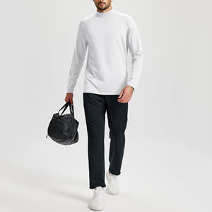 T-shirt de sport pour homme de qualité supérieure, personnalisé, à séchage rapide, à manches longues, couleur unie, compression, sous-vêtement technique pour le sport - Product Image 6