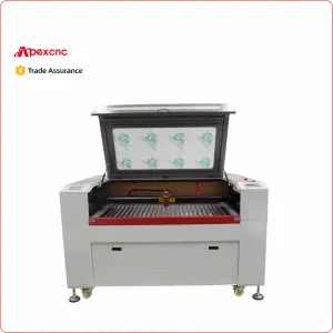 Hoge Snelheid 60W 80W 100W Co2 Organische Glaslederen Doek Rubber Plastic Houtgravure Co2 Lasersnijmachine