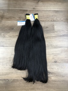Extensions de cheveux humains en vrac noirs naturels de très haute qualité Produits de beauté pour femmes en gros Grand stock prêt à expédier - Product Image 4