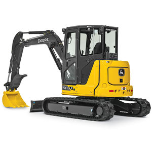 Miniexcavadora DE ACCESO estrecho con radio de oscilación reducido, pluma empotrada para aceras, incl. Almohadillas de goma para caja de cambios de bomba de motor - Product Image 2