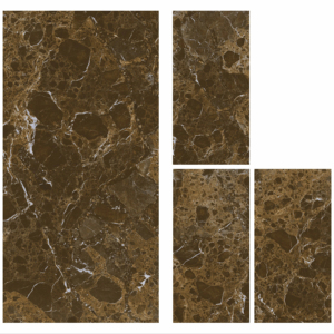 Azulejos de Porcelana de Alta Calidad, 600x1200, Acabado Brillante, KRANO CHOCO - Product Image 1