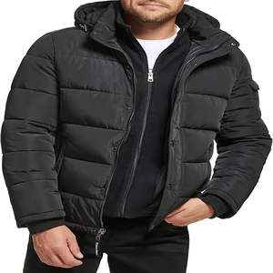 Vente en gros Vestes légères personnalisées pour hommes Vestes stylées à bulles en toile style rue principale avec col montant - Product Image 1