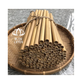 High-Demand Sustainable <b>Bamboo</b> <b>Straws</b> Blue Lotus - Product Image 1