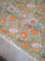Nappe rectangulaire artisanale en coton indien uni, personnalisable, style moderne, marque Balajee, pour mariage champêtre