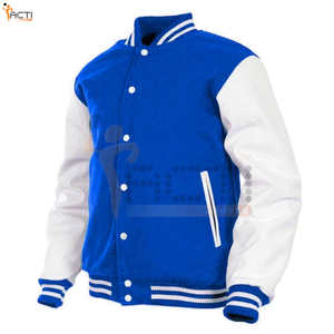 Nuevo último estilo logotipo personalizado de gran tamaño transpirable hombres Versity chaquetas ligeras mejores hombres Versity chaquetas - Product Image 2