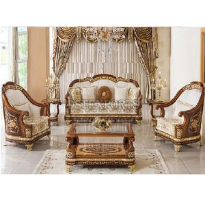 Juego de Sofás de Lujo Estilo Palacio para Sala de Estar, Exportaciones DST, Sofá de Madera Personalizado y Duradero, Mejores Proveedores de Muebles de Alemania - Product Image 2