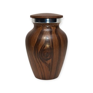 Urna Conmemorativa con Acabado de Madera, Aspecto de Grano Liso, Tapa Segura y Diseño Conmemorativo Cálido para Exhibición en el Hogar - Product Image 1