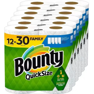 <b>Bounty</b> Select-A-Size Paper Towels 12 Mega <b>Rolls</b> Soft 2-Ply <b>Kitchen</b> Paper - Product Image 5