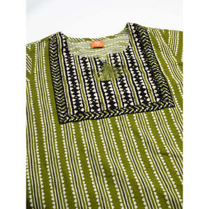 Chemise de nuit longue Evolve pour femme 100 % coton imprimé, super confortable et douce, style décontracté, taille élastique, manches mi-longues - Product Image 4