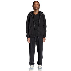 Sweat à capuche pour homme sérigraphié en mousse 3D avec logo personnalisé et couvre-visage zippé à imprimé graphique Sweat à capuche zippé complet pour l'automne/hiver - Product Image 4