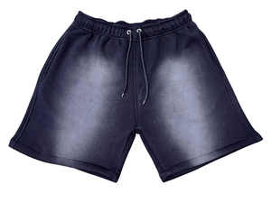 Short Cargo Vintage en Coton Lavé à l'Acide pour Homme, Streetwear, Style Décontracté de Grande Taille avec Motif Solide Délavé au Soleil - Product Image 4