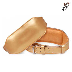 Ceintures d'haltérophilie haute protection en cuir véritable sur mesure de haute qualité fabriquées au Pakistan - Product Image 3