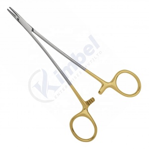 Porte-aiguille chirurgical TC DeBakey de haute qualité Mâchoires de précision manuelles et pointe fine Approuvé CE pour une manipulation sécurisée des aiguilles - Product Image 1