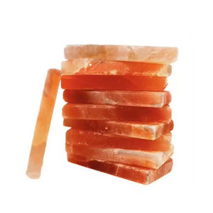 Azulejos de sal del Himalaya de 8*4*1 pulgadas de alta calidad, ladrillo de masaje de Spa de tamaño óptimo para artesanías naturales talladas, hogar ecológico - Product Image 4