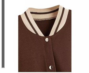 Venta al por mayor Campus Chaquetas de béisbol a prueba de viento Carta Bordado Personalizado Letterman Oversize Varsity Jacket Hombres - Product Image 3