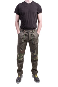Pantalones Deportivos Casuales para Exteriores, Estampado de Camuflaje, Tejido de Punto Grueso, Corte Holgado, Ligeros y Cómodos, Suministro al por Mayor - Product Image 2