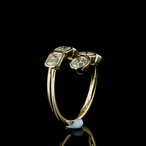 Anillo de Diamante Moissanita de 1.85 Quilates con Forma Mixta, Plata de Ley 925, Diseño Elegante y Duradero, Joyería Fina al por Mayor - Product Image 2