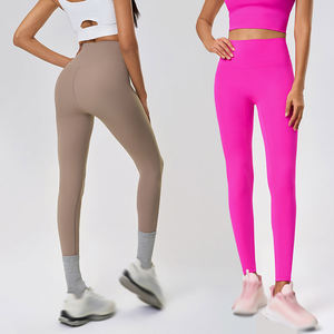 Women's High Quality Breathable And Lightweight Fitness Yoga Sports High Stretch Leggings Daily Gym Yoga Wear Gym Yoga Leggings - Product Image 3