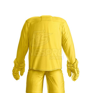 Nouveau Style Respirant Écologique À Séchage Rapide 100% Polyester Uniforme De Hockey Sur Glace Ensembles Facile À Porter Vêtements De Sport à Vendre - Product Image 6