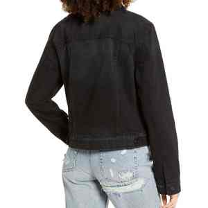 ผ้าฝ้ายผสมเนื้อนุ่ม ระบายอากาศได้ดี ออกแบบมาเพื่อความสบายและสง่างามในเสื้อเดนิมผู้หญิงรุ่นใหม่ - Product Image 3