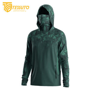 T-shirt de pêche unisexe à séchage rapide, respirant, manches longues, UPF 50, design personnalisé, camouflage, masque, chemises de pêche, sweat à capuche - Product Image 4