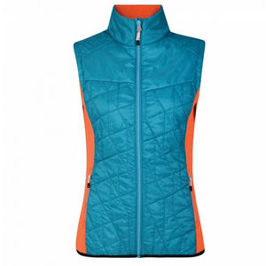 Coupe-vent imperméable ultra léger Gilet matelassé à fermeture éclair pour femmes Gilet d'hiver à capuche rembourré Veste chaude Veste d'extérieur Gilet OEM - Product Image 3