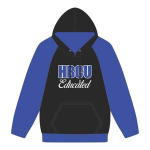 Sudadera con Capucha de Manga Raglán con Bordado Chenille de la Hermandad Griega Zeta Phi Beta, Estilo Universitario, para Graduados de HBCU - Product Image 2