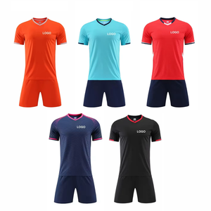 Camisetas de Fútbol Unisex para Adultos, Transpirables, Ligeras, 100% Poliéster, Anti-UV, Elásticas en Cuatro Direcciones, Conjuntos de Manga Corta, Nombres/Números de Equipo - Product Image 6