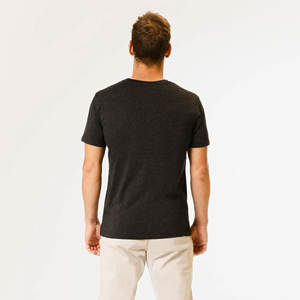 Prix d'usine, t-shirt en coton 100% en gros, t-shirt imprimé personnalisé, noir, impression de bonne qualité, t-shirt pour homme - Product Image 2