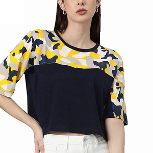 เสื้อเอวลอยและกระโปรงระบายอากาศของผู้หญิงชุดเต้นรำชุดกีฬาเชียร์ลีดเดอร์กับกางเกงขาสั้นของเด็กผู้หญิง - Product Image 1