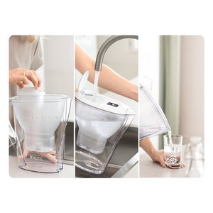 Caraffa filtrante MARELLA Kit avec 6 filtres Maxtra Pro Blanc (2,4L) 1051474 - Product Image 4