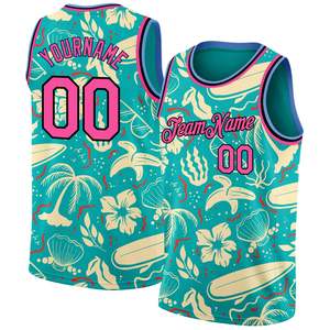Maillot de basket-ball en jersey cool de couleur unie, nouveau design tendance, fabriqué à bas prix, meilleur style actuel, logo, maillot de basket-ball pour hommes - Product Image 1