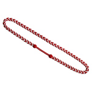 Laisse en coton et polyester, design classique en cordon argenté, écologique, réglable, personnalisable, aiguillette ornementale, personnelle - Product Image 4