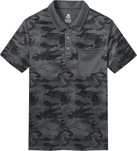 Diseño de camuflaje precio al por mayor camisas polo Polo de golf mejor calidad bordado personalizar precio barato - Product Image 2