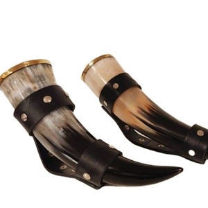Lo último en artesanías naturales, cuerno vikingo para beber, jarra decorativa a prueba de fugas, tienda de Vintagio, precio al por mayor - Product Image 1