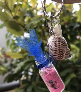 Porte-clés en coquillage de style vietnamien, artisanat fait main, cadeau pour les touristes, souvenir de boutique - Product Image 5